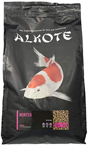 AL-KO-TE, 1-Jahreszeitenfutter für Kois, Winter, Sinkende Pellets, 4,5 mm, Hauptfutter Winter, 4 kg
