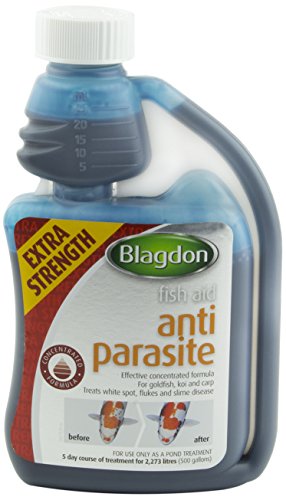 Blagdon 2804 Fish Aid, Extra Strength Anti Parasite, zur Bekämpfung von Parasiten bei Teichfischen, 250ml